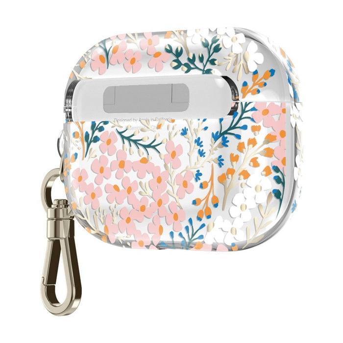 Kate Spade New York Protective AirPods Pro Case - Multi Floral/Rose/Pacific Green/Clear/Gold