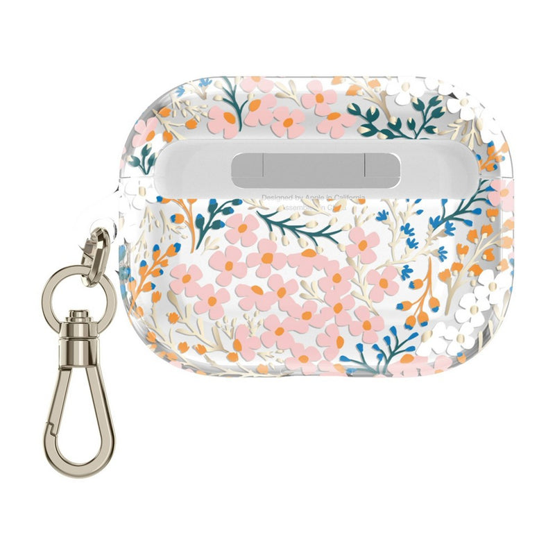 Kate Spade New York Protective AirPods Pro Case - Multi Floral/Rose/Pacific Green/Clear/Gold