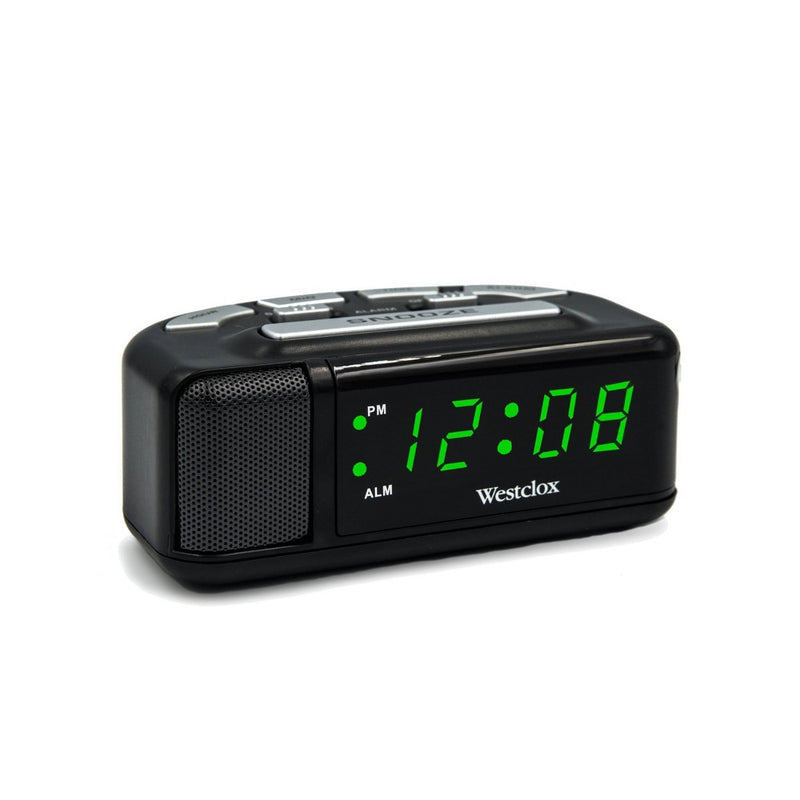 Digital Alarm Clock Black - Westclox *NEW*