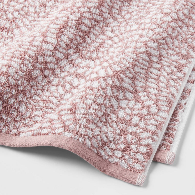 Performance Plus Oversized Bath Towel Mauve Geo - Threshold™