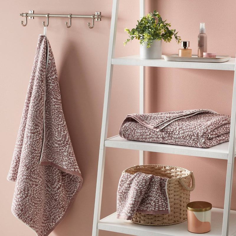Performance Plus Oversized Bath Towel Mauve Geo - Threshold™