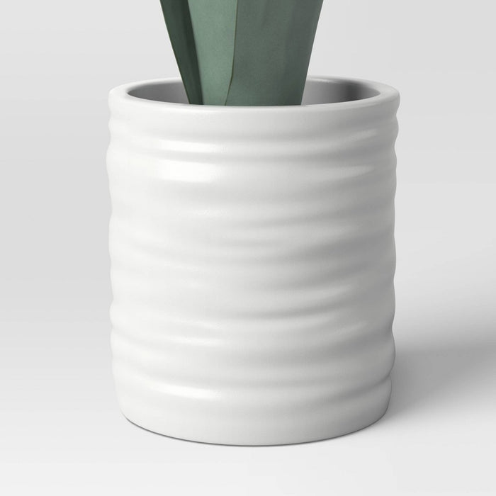 Small Artificial Snake Plant in Pot - Threshold™