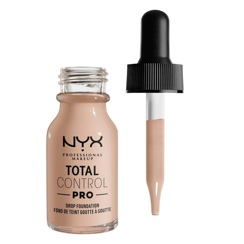 NYX Professional Makeup Total Control Pro Drop Foundation Skin-true buildable Coverage - 3 Porcelain - 0.43 fl oz
