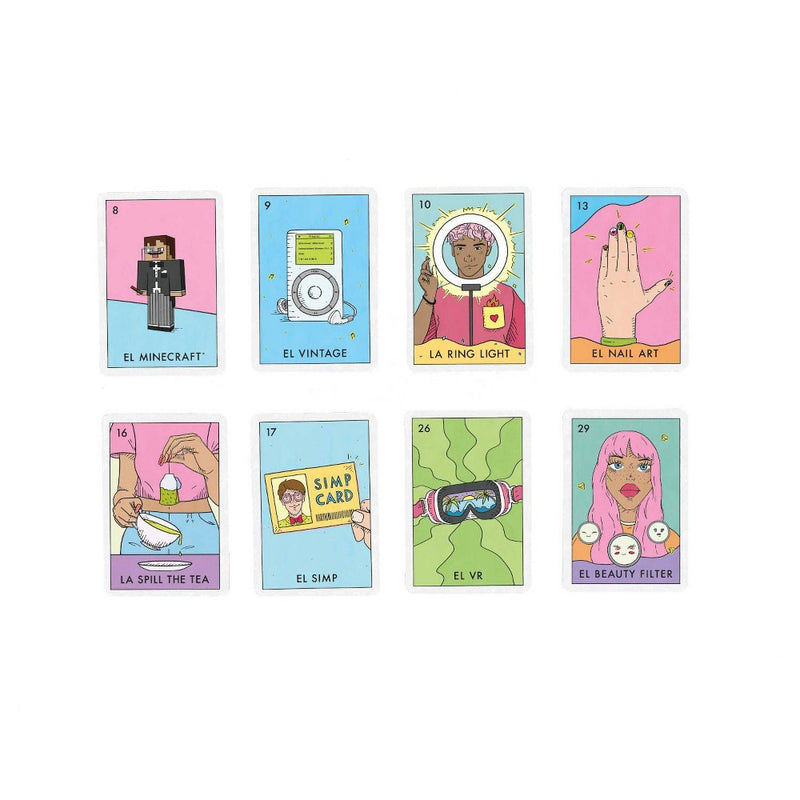 Blue Star Press Millennial Loteria Board Game: Gen Z Edition