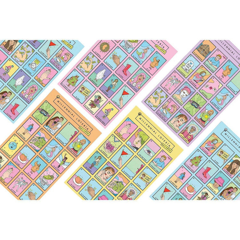 Blue Star Press Millennial Loteria Board Game: Gen Z Edition