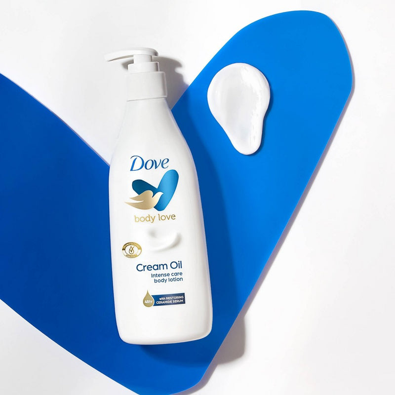 Dove Beauty Body Love Intense Care Body Lotion Unscented - 13.5 fl oz