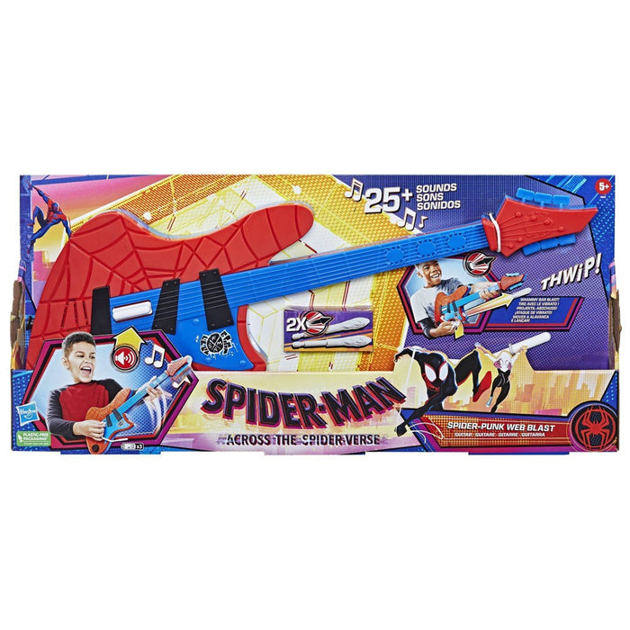 Marvel Spider-Man: Across the Spider-Verse Spider-Punk Web Blast Spider-Man Guitar Toy3.