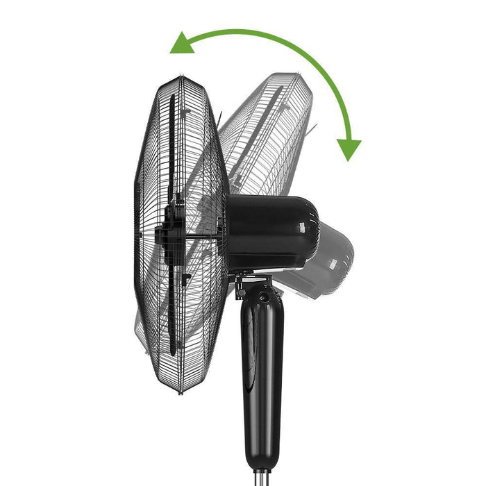 Holmes 18" Digital Oscillating 3 Speed Stand Fan with Remote Control Black (LOCAL PICKUP ONLY)