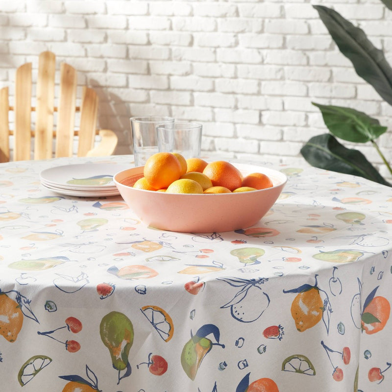 70" Fruit Print Round Oil Tablecloth - Threshold™
