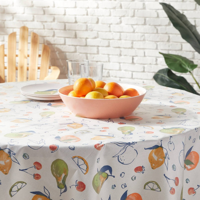 70" Fruit Print Round Oil Tablecloth - Threshold™