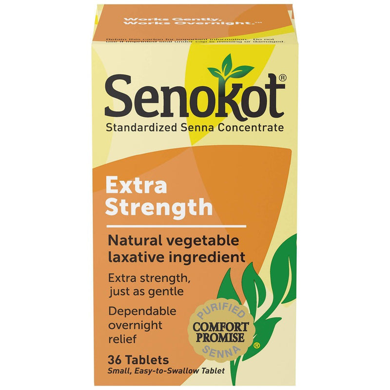 Senokot Extra Strength Natural Vegetable Ingredient Laxative - 36ct