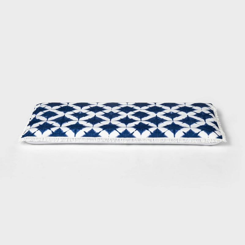 Towel Top Pool Float Blue Tie-Dye - Sun Squad™