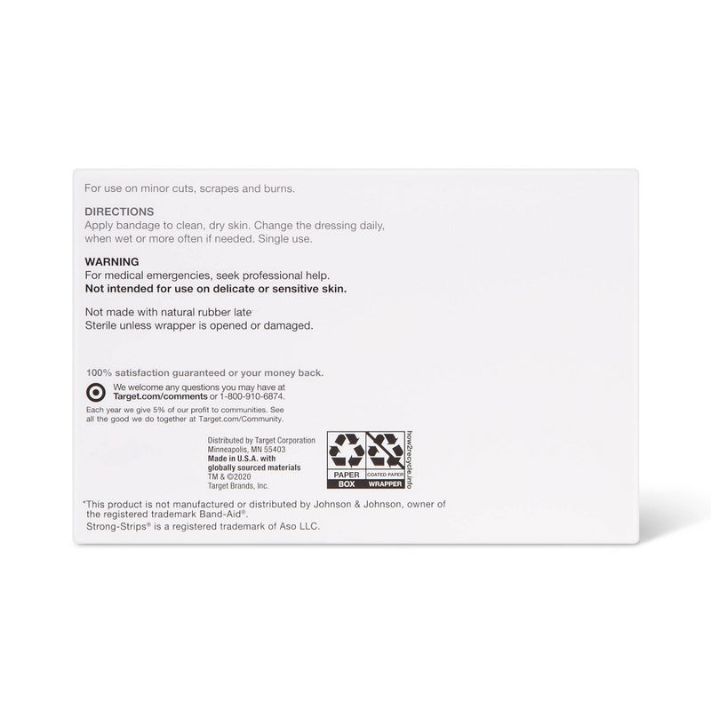 Strong-Strips Flexible Fabric Bandages - 60ct - up & up™