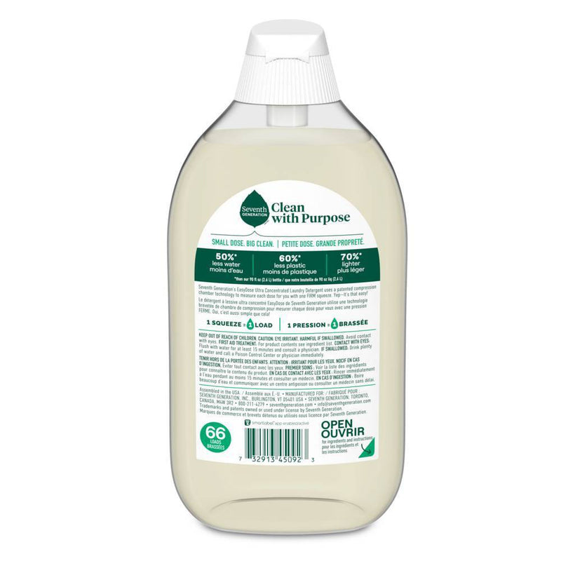 Seventh Generation EasyDose Liquid Laundry Detergent - Rose - 23.1 fl oz