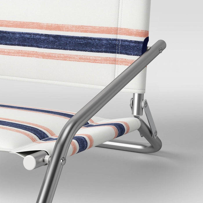 Cushioned Sand Chair with Carry Strap Striped - Threshold™