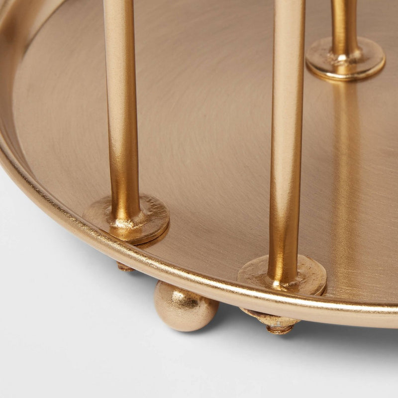 Delavan Collection Metal Wire Paper Towel Holder Gold - Threshold™