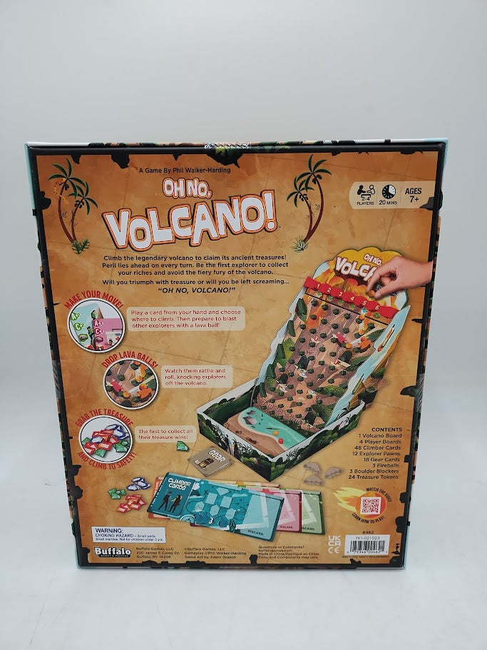 Buffalo Games Oh No Volcano Board Game