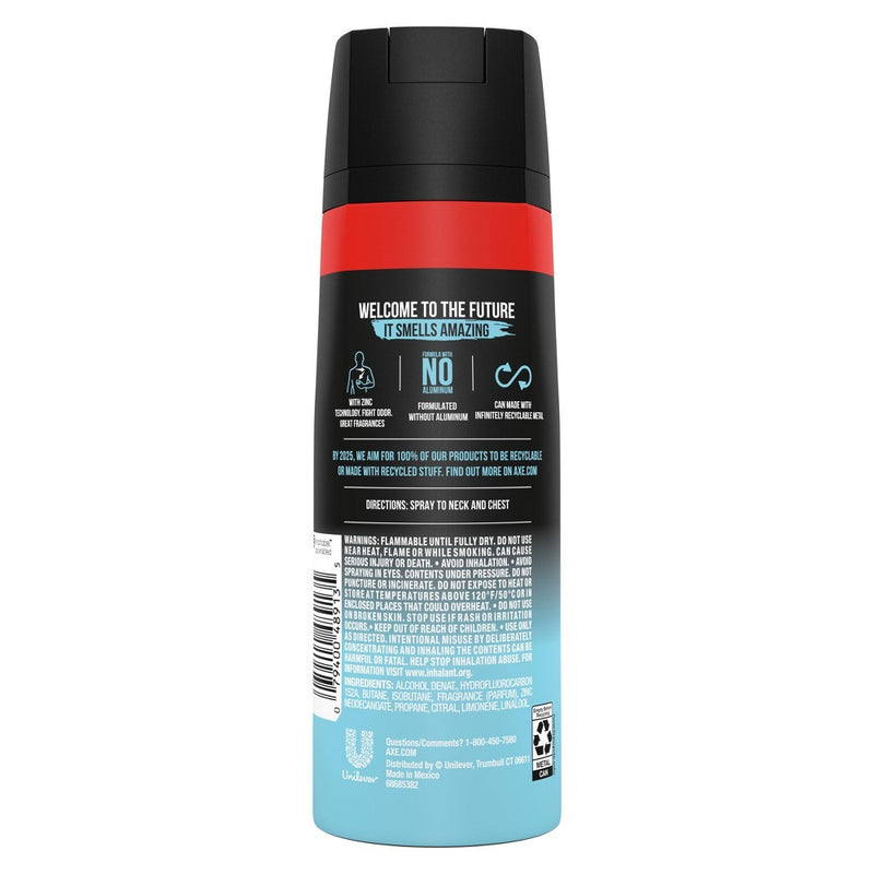Axe Cool Ocean Deodorant Body Spray - 5.1oz