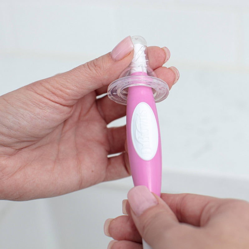 Dr. Brown's Narrow Baby Bottle Nipples - Level 3 - Medium Fast Flow - 6 Months+ - 2pk