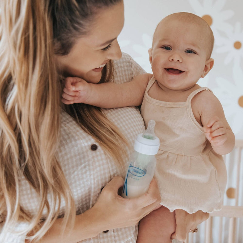 Dr. Brown's Narrow Baby Bottle Nipples - Level 3 - Medium Fast Flow - 6 Months+ - 2pk
