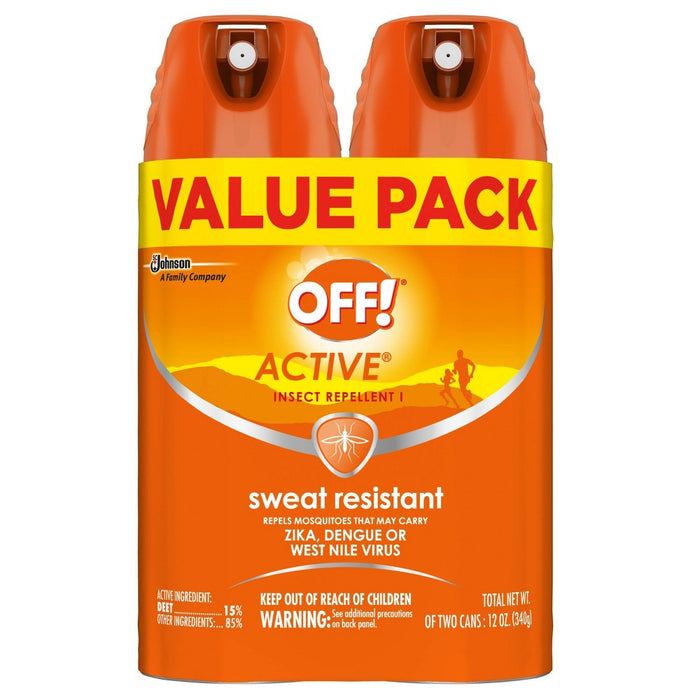 OFF! Active Mosquito Repellent - 6oz, 2ct