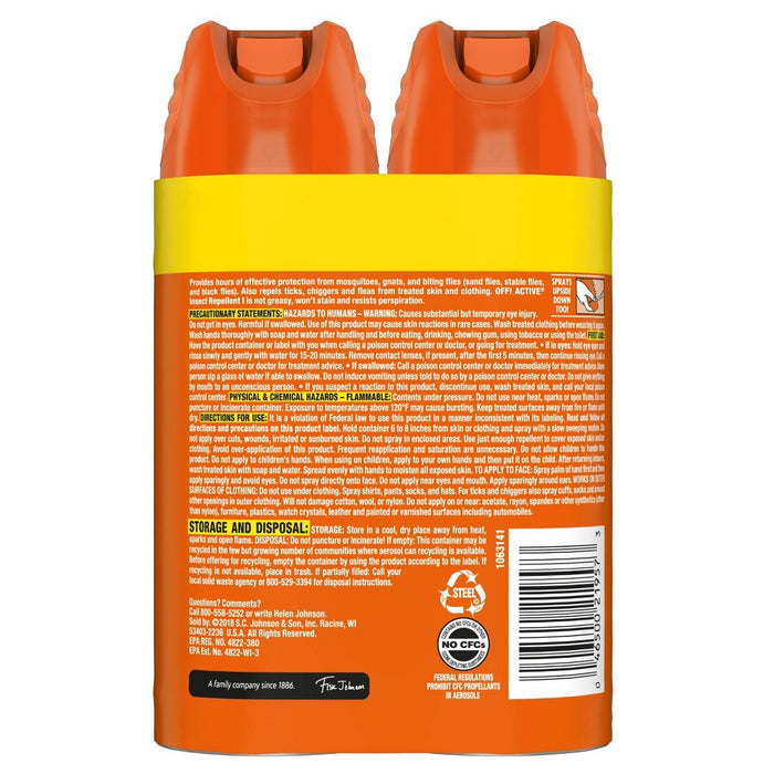 OFF! Active Mosquito Repellent - 6oz, 2ct