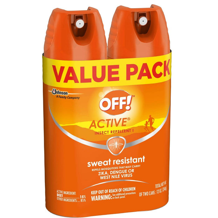 OFF! Active Mosquito Repellent - 6oz, 2ct