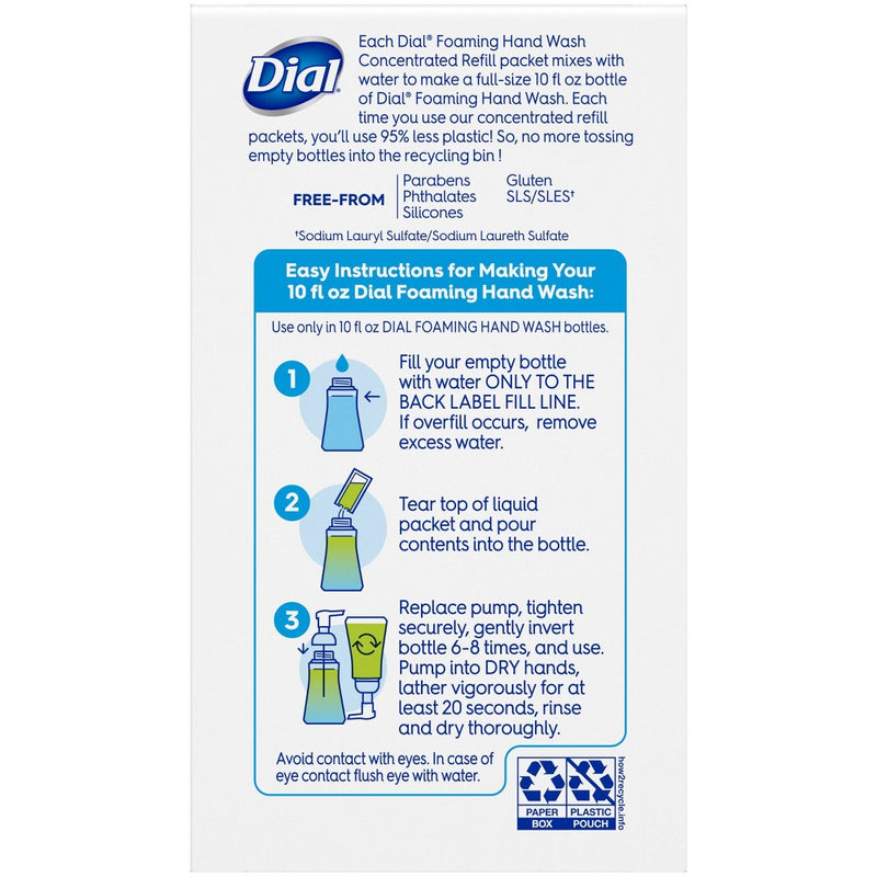 Dial Concentrated Hand Soap Refill - Aloe - 1.1 fl oz/3ct