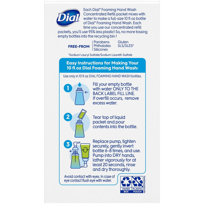 Dial Concentrated Hand Soap Refill - Aloe - 1.1 fl oz/3ct