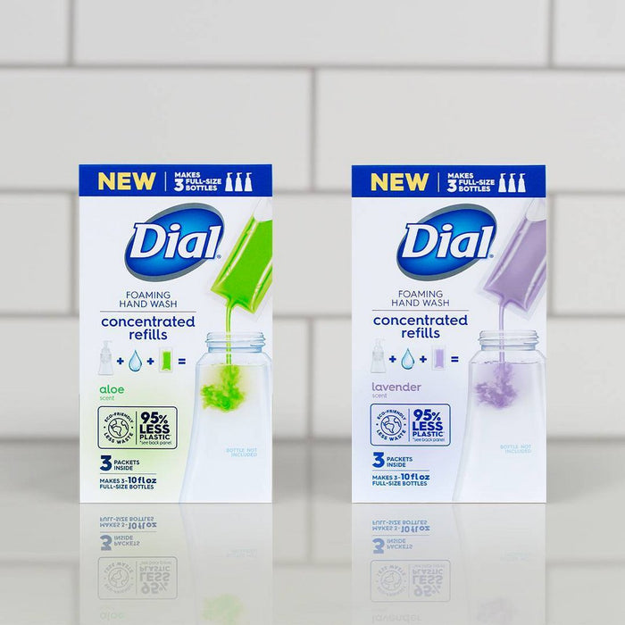 Dial Concentrated Hand Soap Refill - Aloe - 1.1 fl oz/3ct