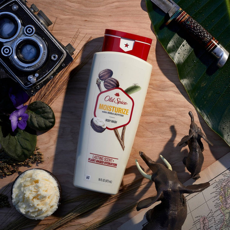 Old Spice Men's Body Wash - Moisturize with Shea Butter - 18 fl oz