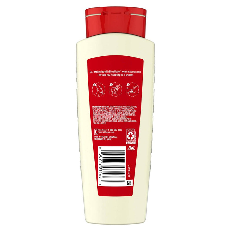 Old Spice Men's Body Wash - Moisturize with Shea Butter - 18 fl oz