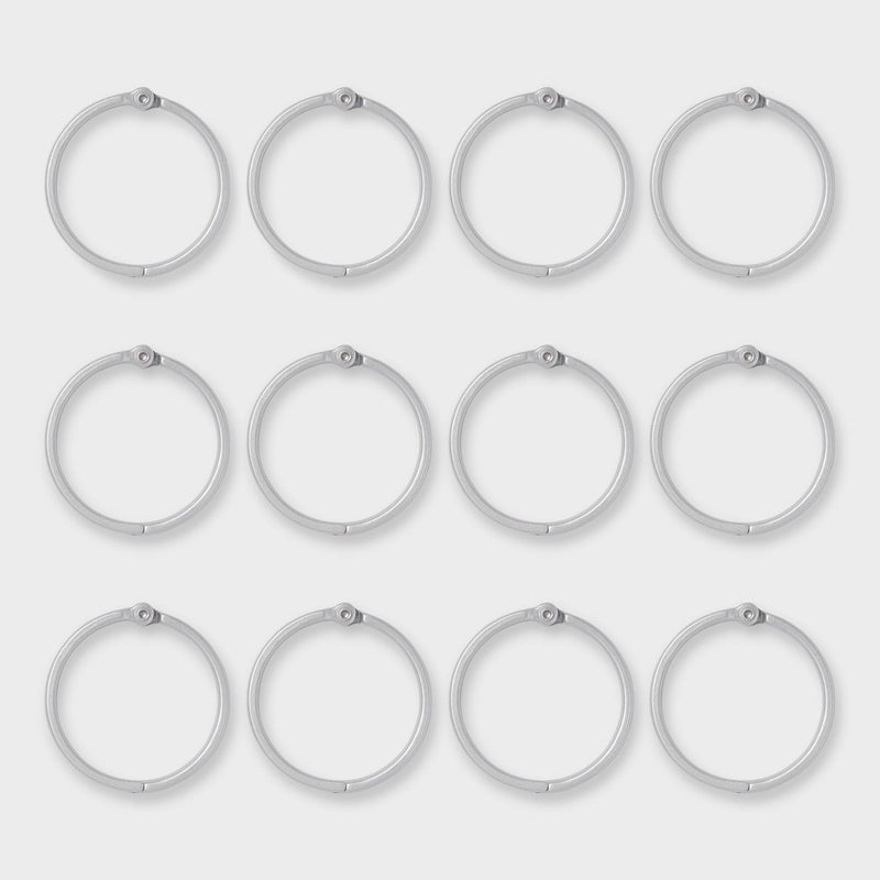 Rustproof Aluminum Shower Curtain Ring Hook - Made By Design™
