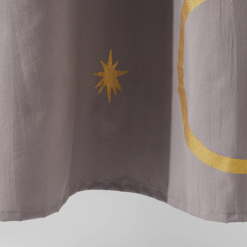 Celestial Metallic Shower Curtain - Room Essentials™
