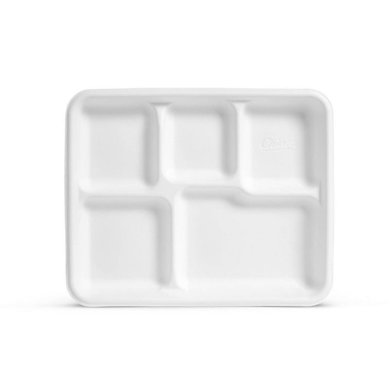 Chinet Classic Compartment Tray 10 3/8" x 8 3/8" - 30ct