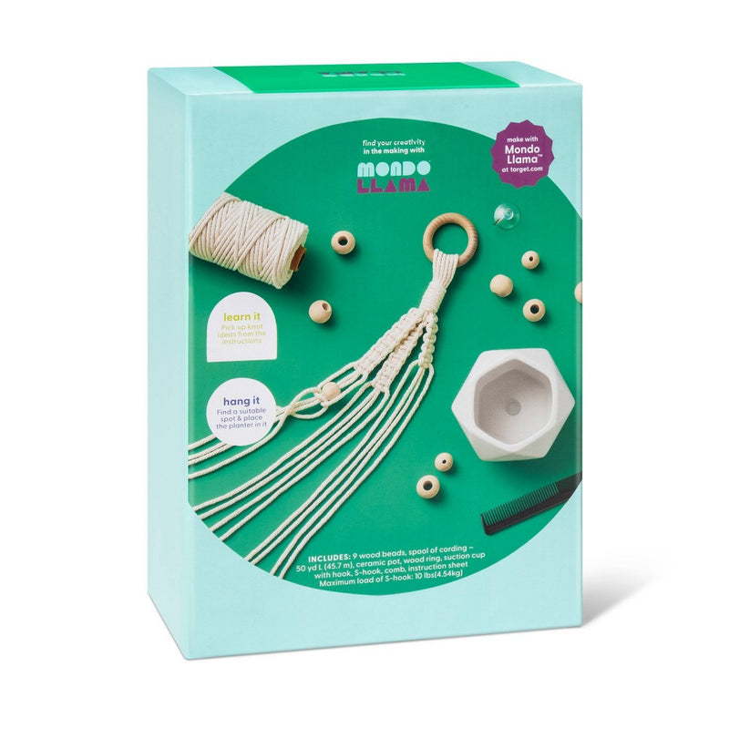 Macrame Plant Holder DIY Art Kit - Mondo Llama™