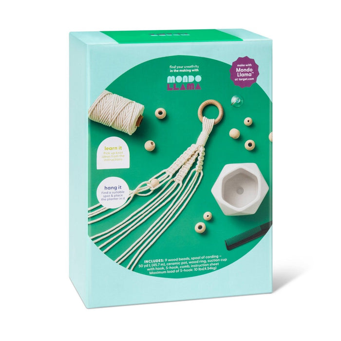 Macrame Plant Holder DIY Art Kit - Mondo Llama™