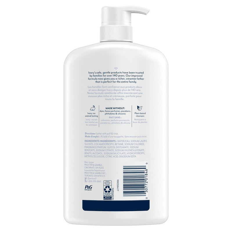 Ivory Mild & Gentle Body Wash - Original Scent - 35 fl oz