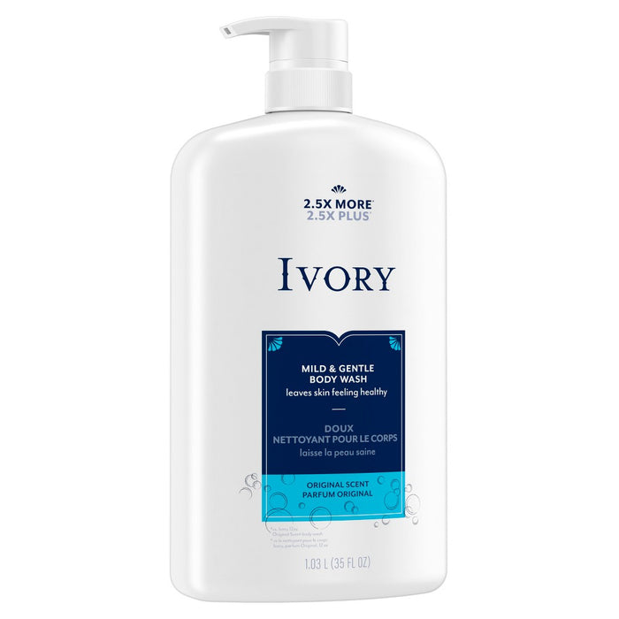 Ivory Mild & Gentle Body Wash - Original Scent - 35 fl oz