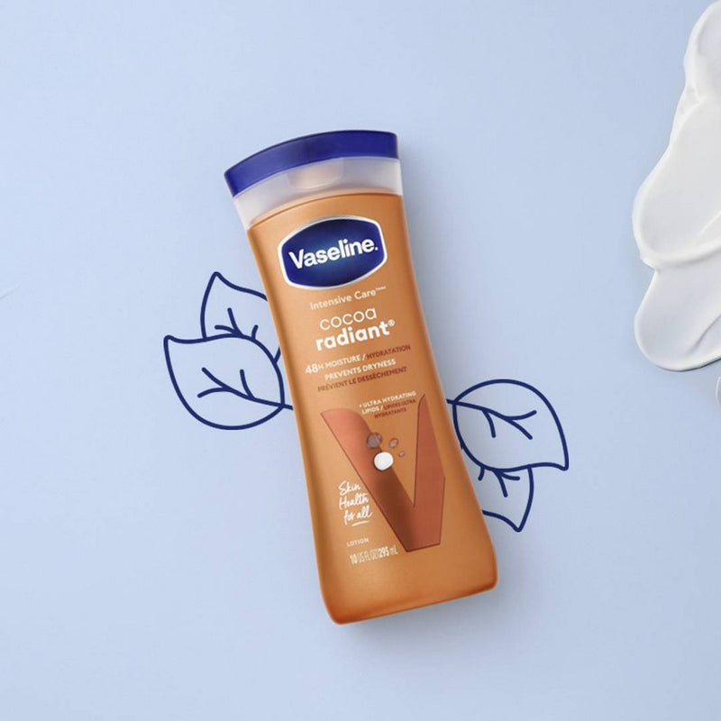 Vaseline Intensive Care Cocoa Radiant Moisture Body Lotion Cocoa & Shea - 10 fl oz