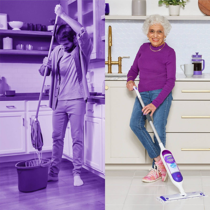 Swiffer Power Mop Multi-Surface Mopping Pad Refills for Floor Cleaning - 8ct