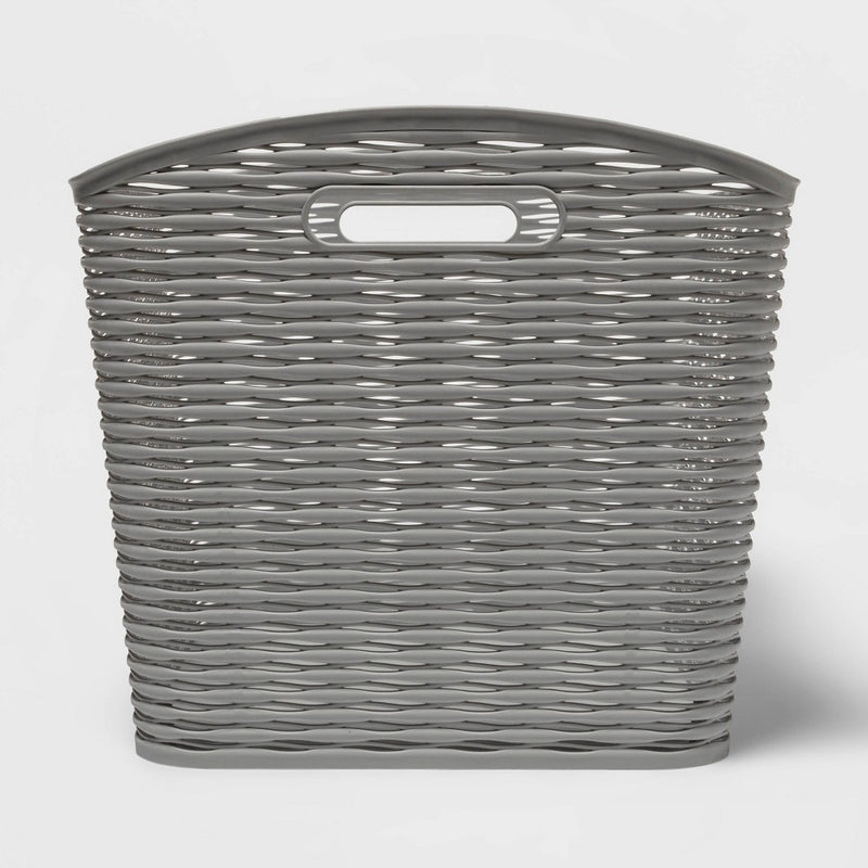 Wave XL Curved Storage Bin Gray - Brightroom™