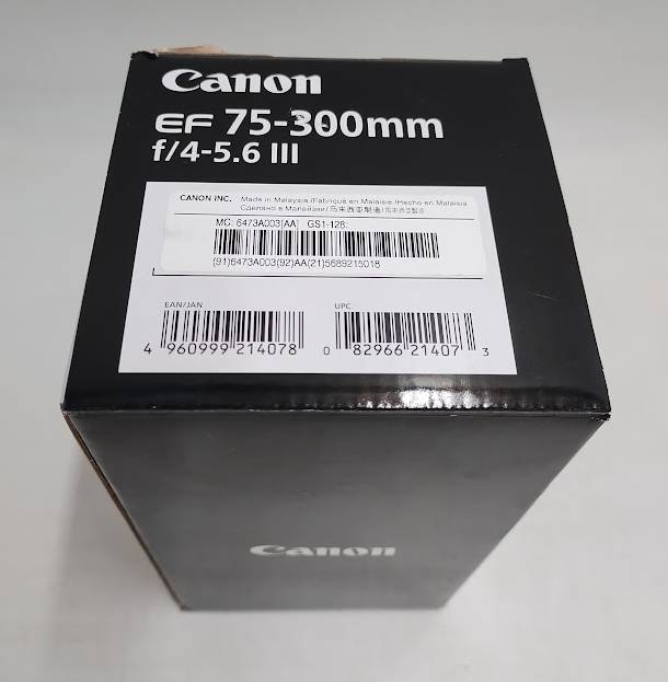 CANON EF 75-300mm f/4-5.6 III **PRE OWNED, SEE DETAILS**