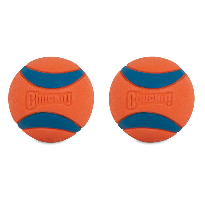 Chuckit Ultra Ball 2pk - Orange/Blue - Medium