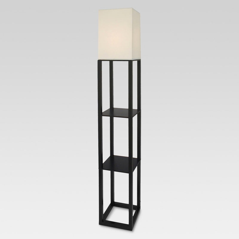 Shelf Floor Lamp Black (Lamp Only) - Threshold