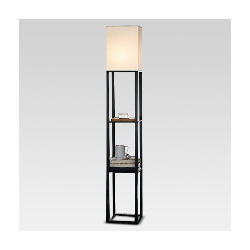 Shelf Floor Lamp Black (Lamp Only) - Threshold