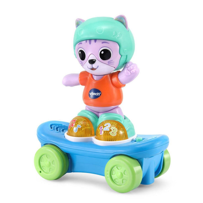 VTech Pull Back Skater Cat