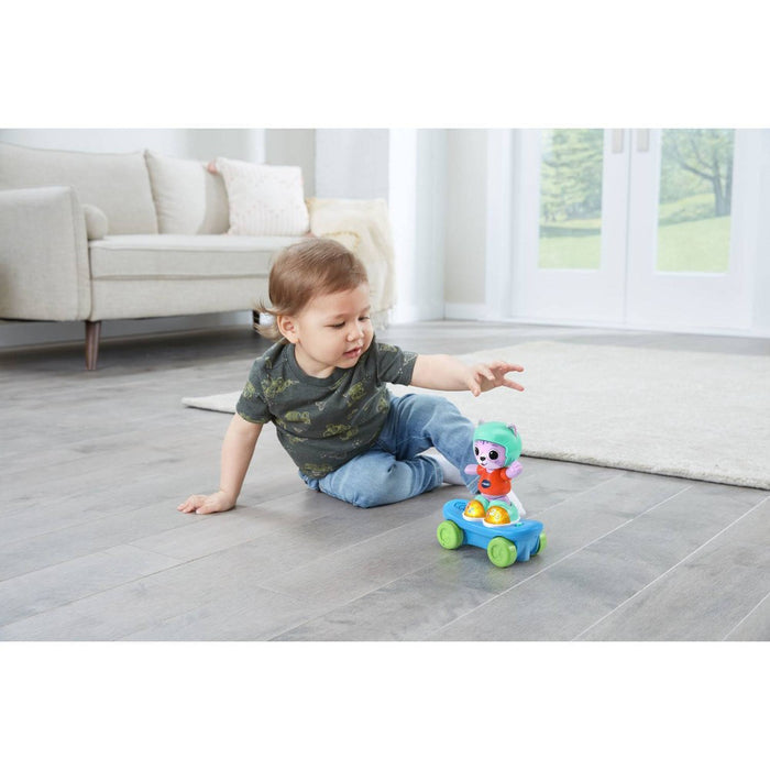 VTech Pull Back Skater Cat