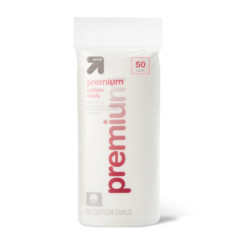 Premium Cotton Ovals - 50ct - up & up™