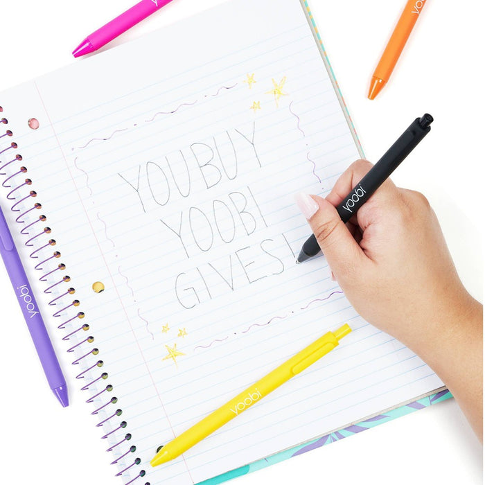 18ct Rollerball Gel Pens Retractable Multicolored  - Yoobi™